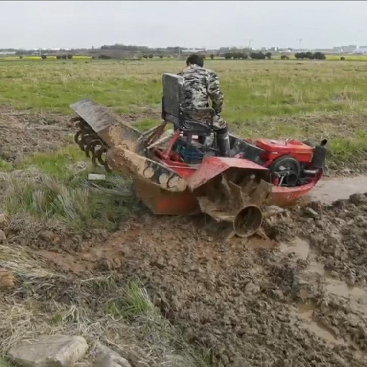 28匹旋耕机耕船滩涂船式耕整机拖拉机带倒挡液压升降藕田水田稻田