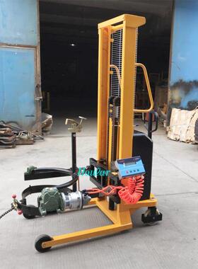 气动防爆油桶车DA00防爆气体车间用油桶翻转倒料车可配带电子秤