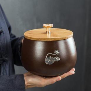 禅意家用功夫茶具配件茶盆建水茶盂水盂笔 茶洗茶渣缸特大号日式