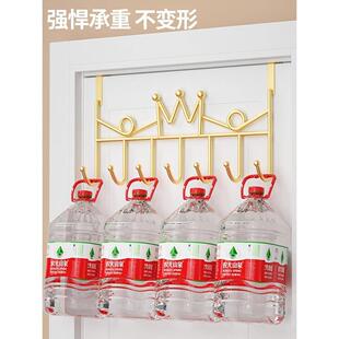 门后挂钩免打孔轻奢卧室壁挂厨房置物墙上无痕衣服收纳强力挂衣架