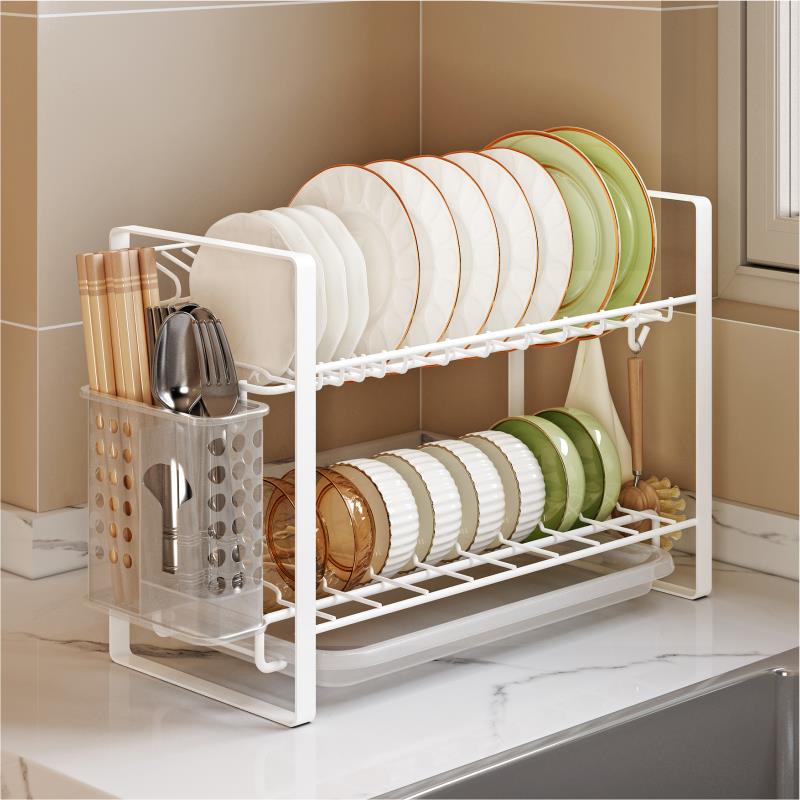 厨房碗筷碗碟沥水架碗盘极窄碗架小型台面窗台置物架沥水碗碟架