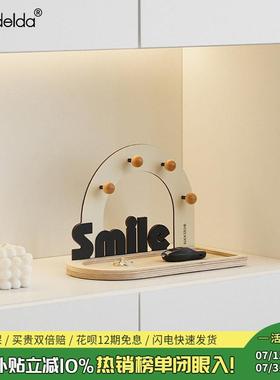 Mandelda玄关钥匙收纳装饰品入户门口鞋柜桌面置物架首饰托 托盘