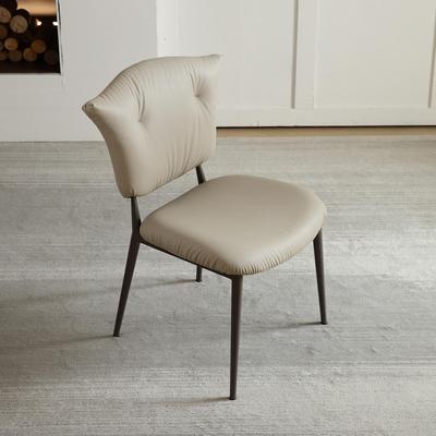 意式极简餐椅家用餐厅高级感简约轻奢靠背椅2025新款设计师餐桌椅