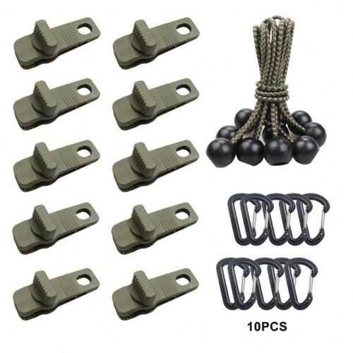 户外帐篷天幕夹塑料夹加强防风夹大型挂扣绳扣固定器露营装备配件