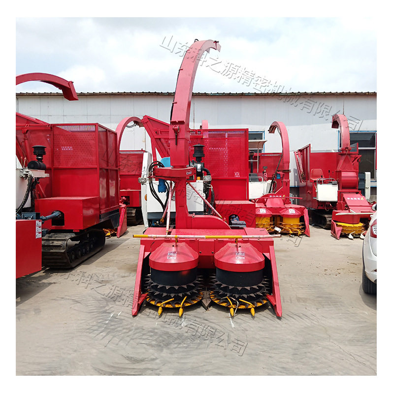 秸秆还田粉碎机 圆盘式玉米小麦秆打碎机  履带式青贮饲料收割机