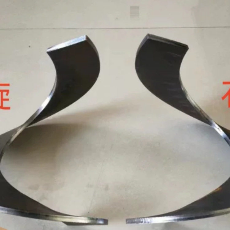 无轴螺旋叶片厂家直供碳钢不锈钢搅拌片输送机螺旋片