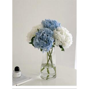 超逼真手感保湿绣球仿真花高档客厅餐厅餐桌摆花装饰假花拍照道具