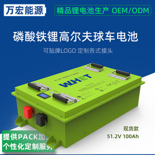 51.2V105Ah高爾夫球車動力電池電動車LiFePO4磷酸鐵鋰電池長續航