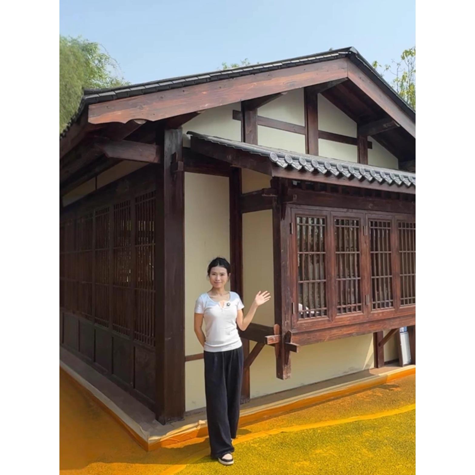 室外木屋凉亭户外庭院别墅花园小木屋网红民宿小院景区茶室小屋子