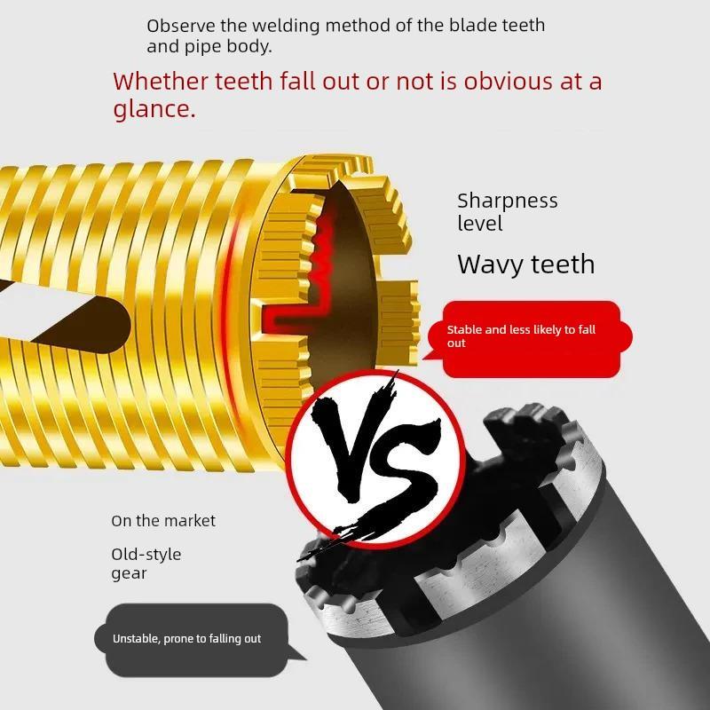 专业干打水钻钻头快速63空调混凝土墙壁水钻机开孔器