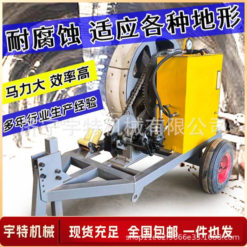 主动式液压张力机0.75吨磨芯式牵张机电缆牵引输送放线机