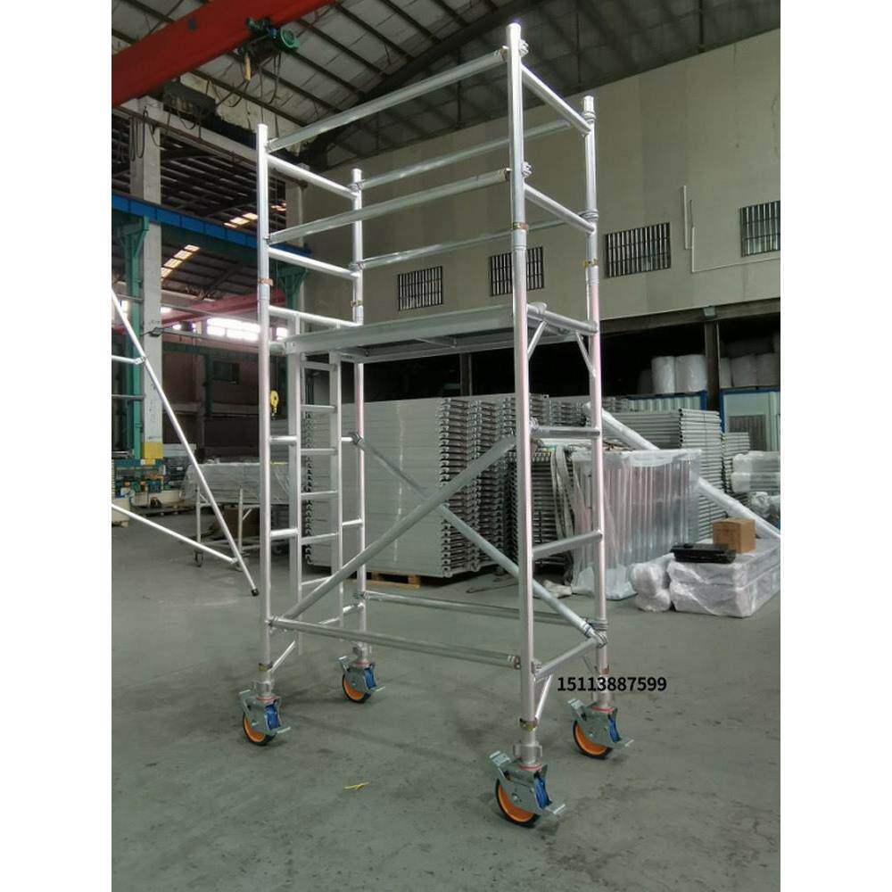 铝合金脚手架厂家直销香港小型窄架工地活动施工铝架高空作业平台