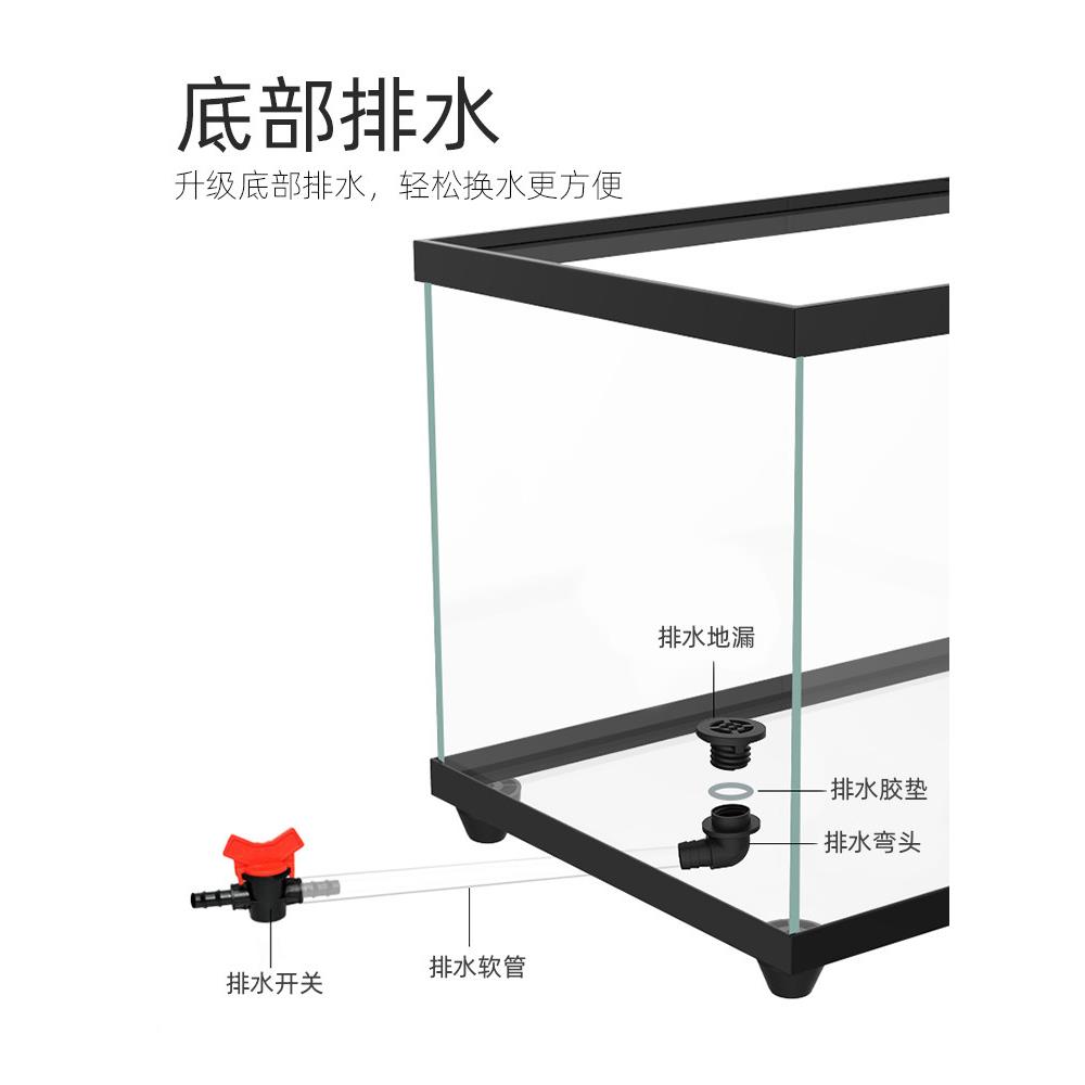 半水龟养殖箱龟池黄边龟专用玻璃生态景观水陆池与露台大房子