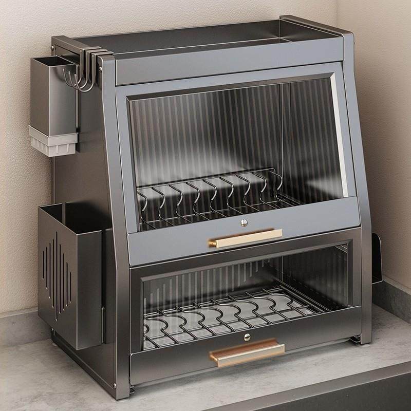 德国进口厨具收纳架家用多功能台面盘筷收纳架防尘排水柜,厨房/烹饪用具,厨房置物架/置物柜/角架,淘宝优惠券,粉丝福利购,淘宝优惠卷