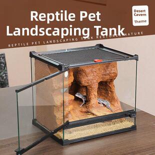 爬行动物宠物繁殖箱丙烯酸蛇角蛙蜘蛛蜥蜴壁虎繁殖箱甲虫爬行动物