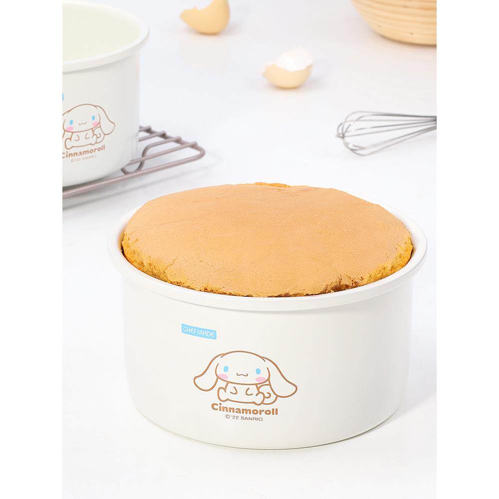 chefmade玉桂狗6寸戚风模加高活底蛋糕胚家用烤箱用烘焙模具不沾