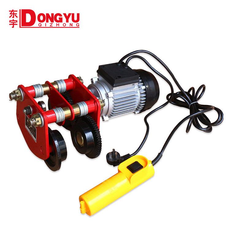 220V微型电动葫芦家用小型吊机1/0.5吨卷扬提升机绞盘升降起重机