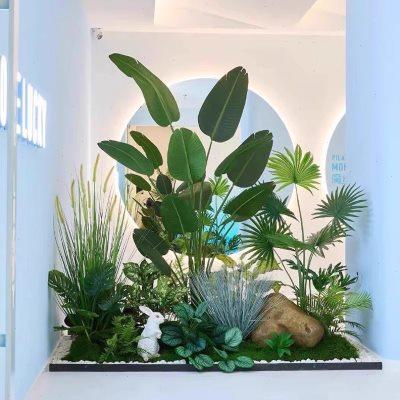 仿真绿植景观造景室内客厅摆件入户玄关植物装饰假禄植高级仿生树