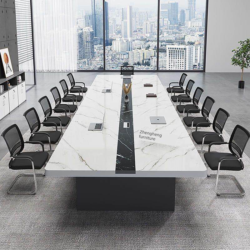 彷大理石大会议桌长桌简约现代办公家具会议室培训会议桌椅组合,商业/办公家具,会议桌,淘宝优惠券,粉丝福利购,淘宝优惠卷