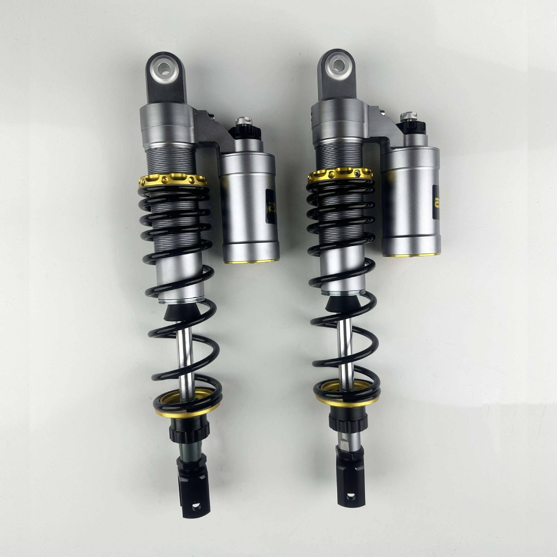 通用摩托车高品质铝合金钢悬架减震器强空气弹簧减震器LT-JZQ-38