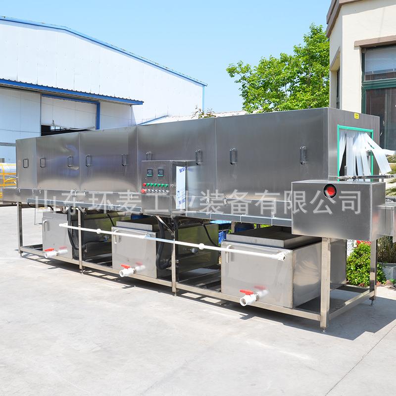 高压喷淋去油小型洗筐机 全自动周转筐清洗机 隧道式洗框机厂家
