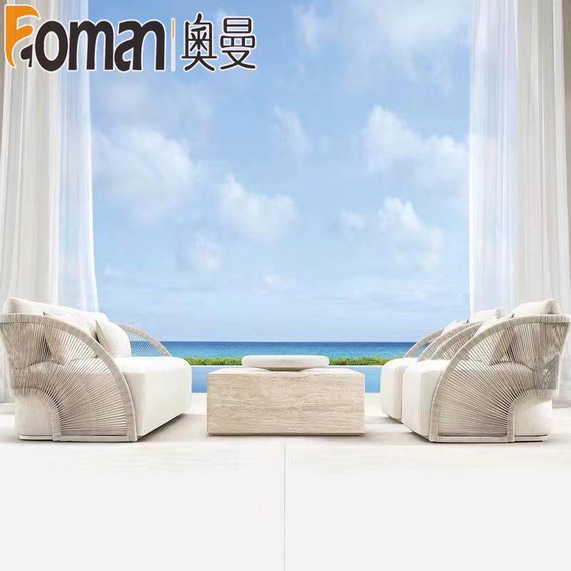 户外沙发商场酒店花园庭院露台露天防水防晒阳台休闲室外藤编沙发,住宅家具,户外沙发,淘宝优惠券,粉丝福利购,淘宝优惠卷