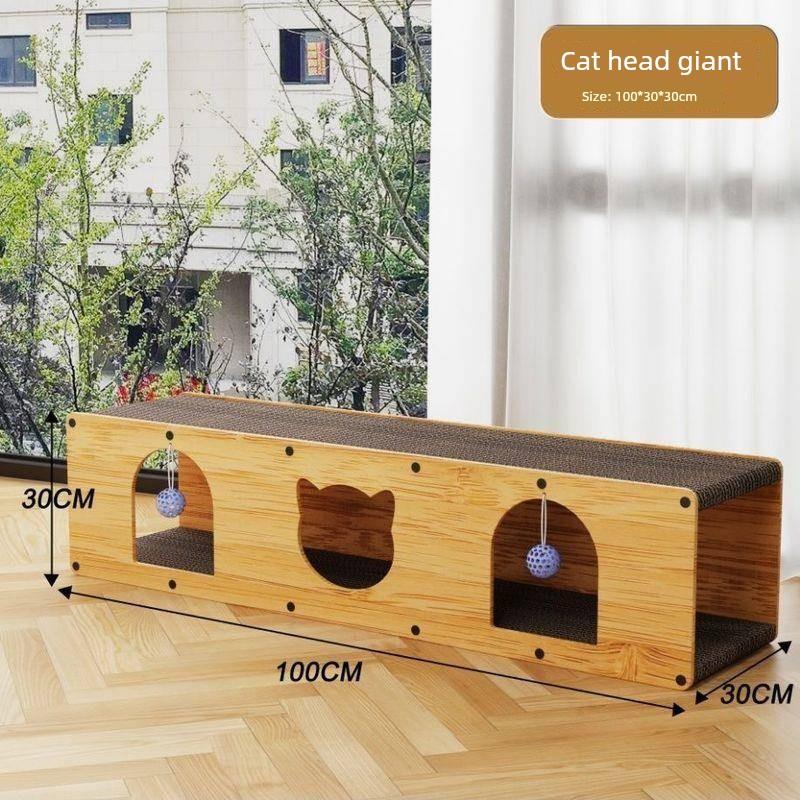 猫抓板，猫窝，一体化防刮，防猫抓沙发，超长猫隧道，四季通用立