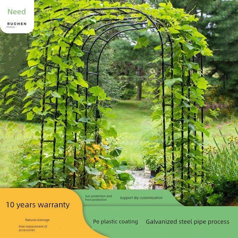 拱门花架阳台玫瑰爬藤花架庭院花园葡萄架藤架铁架户外架,鲜花速递/花卉仿真/绿植园艺,花架,淘宝优惠券,粉丝福利购,淘宝优惠卷