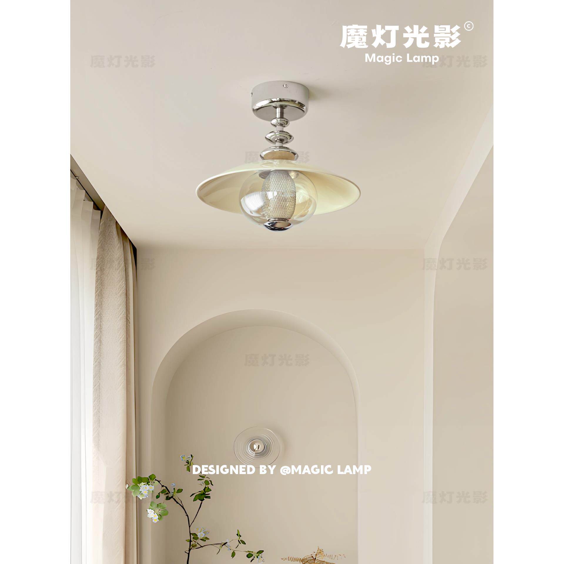 法式覆古入口吸顶灯，彷古风格厨房和浴室灯，入口通道设计师艺术