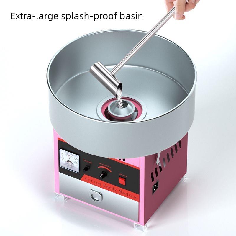 棉花糖机商用摆摊拉丝棉花糖彩色花式电热全自动棉花糖制作机器