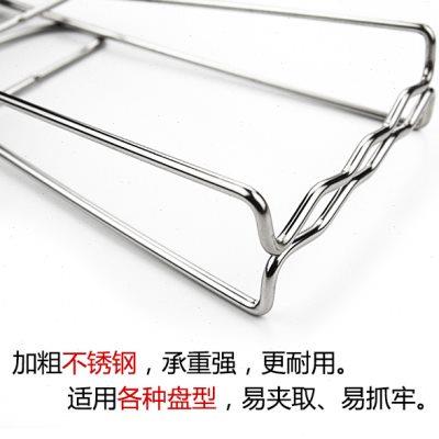 大号多功能不锈钢防烫提盘盆器不烫手取夹盘子夹子米线烧烤砂锅夹