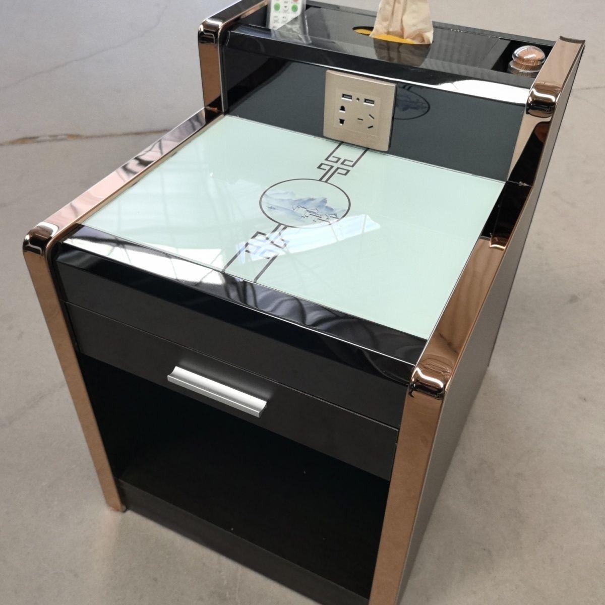 厂家直销足浴沙发茶几美甲边几浴室休息按摩椅桌子足疗沙发茶几柜