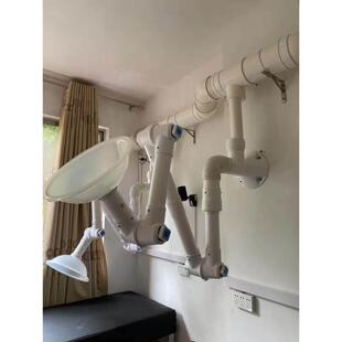 PP万向抽气罩铝合金万向抽气罩吸气罩排气罩三节可调壁挂式吸气罩