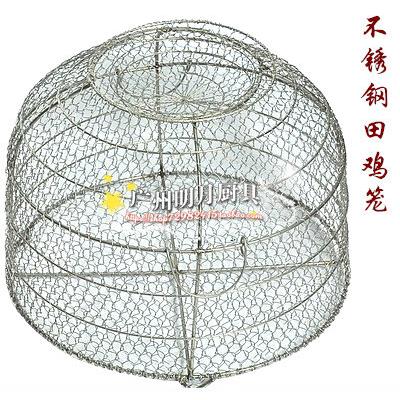 专业装田鸡青蛙笼宠物笼铁丝笼小型鸡笼编织不锈钢笼子圆形铁网笼