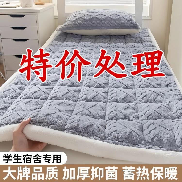 塔芙绒特厚床垫褥子软垫家用床毯垫被防滑宿舍学生上下铺毛毯铺底
