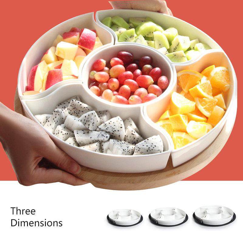 瓷航陶瓷拼盘分格蒸盘家用菜盘创意干果点心盘水果托盘组合餐具,餐饮具,盘,淘宝优惠券,粉丝福利购,淘宝优惠卷