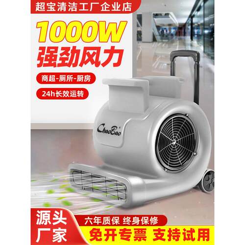 超宝吹风机商用地板强力大功率卫生间地板除湿干燥吹风机Cb900E
