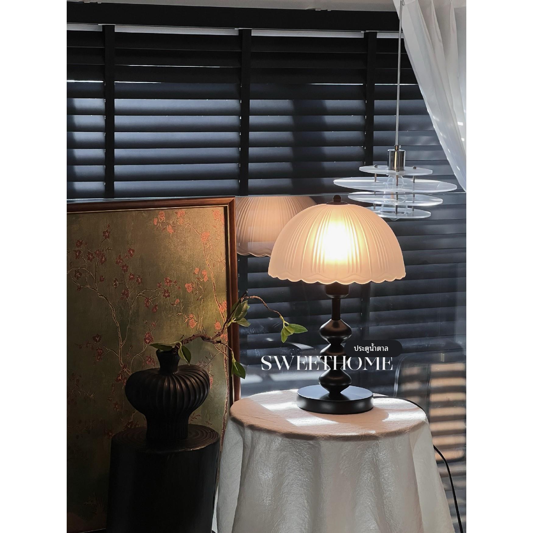 SweetHome *塔塔花园 覆古中古轻奢客厅新中式氛围卧室床头台灯