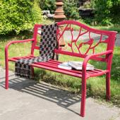 户外公园椅双人座椅长条椅休闲 凳铁艺椅子庭院花园露天阳台靠背