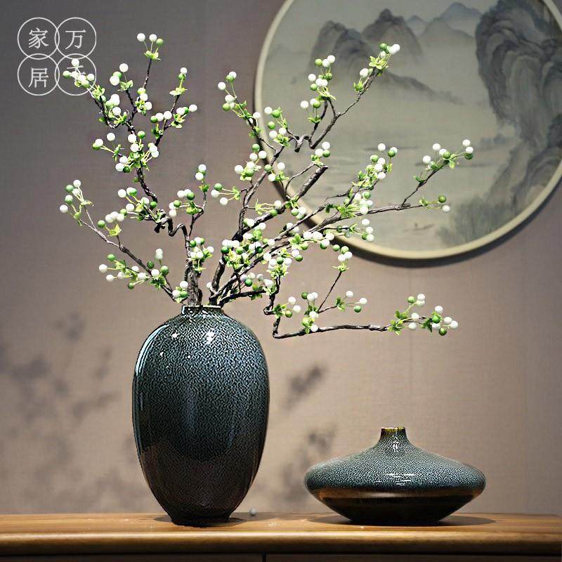 简约现代陶瓷花瓶景德镇客厅居家玄关电视柜博古架花干燥花器装饰