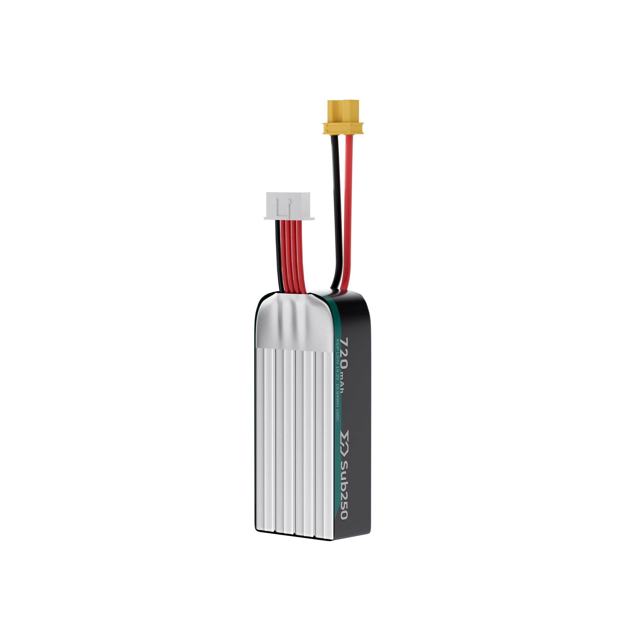 鲨伯Sub250 4S 720mAh 100C穿越机高压锂电池 体积小重量轻容量大