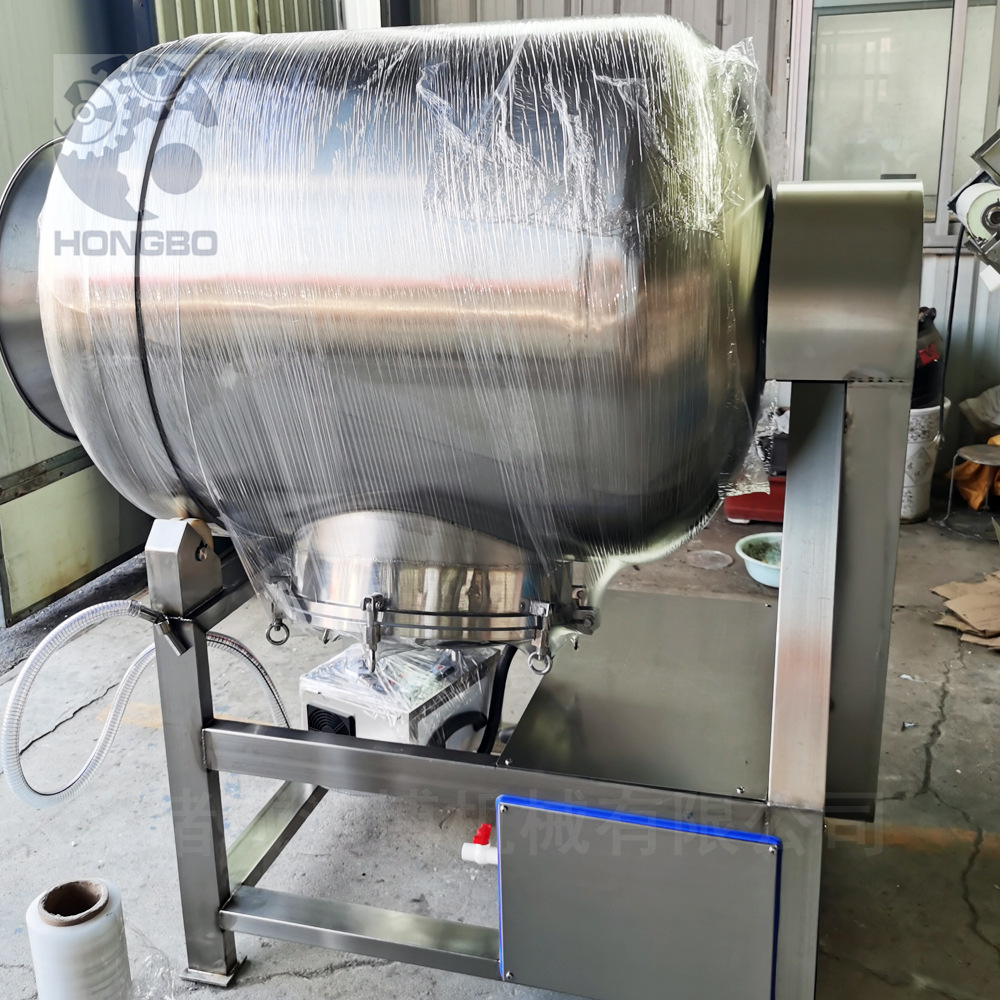 鱼饲料生产真空滚揉机 鸡脖入味腌制设备 大产量苦胆搅拌机