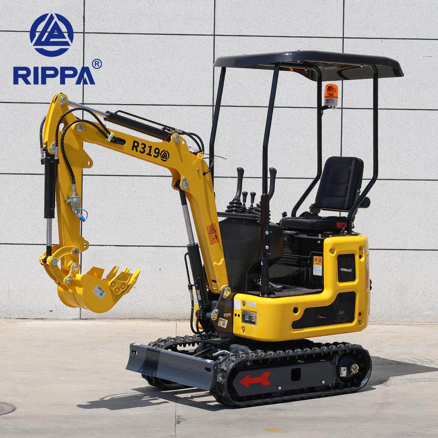 RIPPA/立派R319小型挖土机工程微挖家用农用多功能果园大棚小挖土
