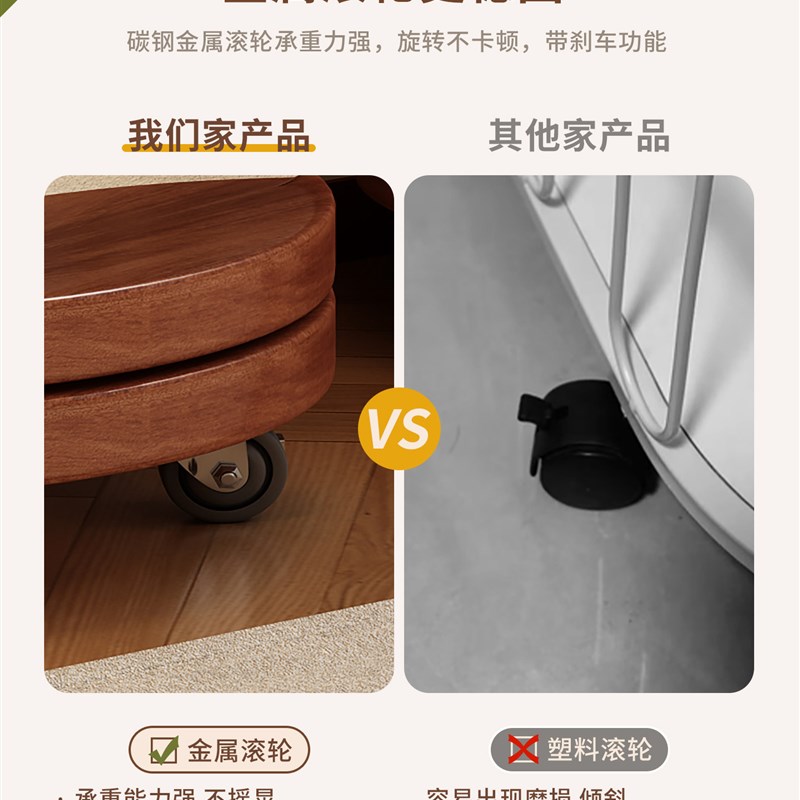 实木可旋转穿衣镜挂衣架一体落地全身镜试衣镜家用卧室可移动镜子