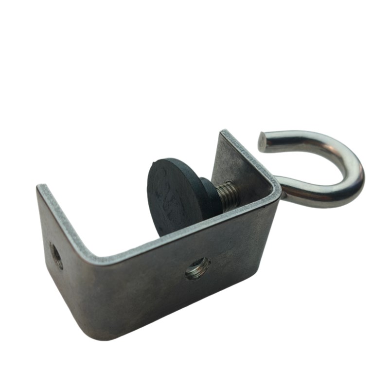 不锈钢老虎夹开口20-p100吊钩款304U型夹C型夹固定夹工字钢老虎卡