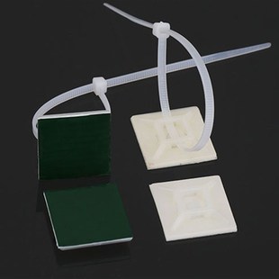 101 102粘式 配线固定座M 扎带固定座 粘式 吸盘定位片 固定座HC