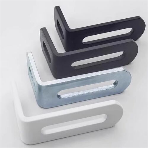 可调角码可调节L型支架90度直角固定H器活动层板托角铁加固连接件