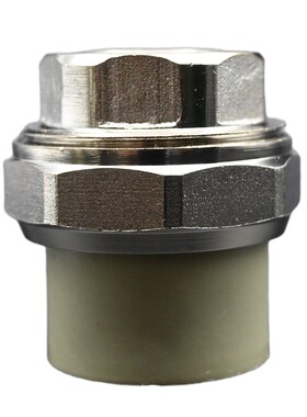 ppr水管活接头外丝4分6分内丝外牙热熔油任内牙O1寸32铜90灰色异