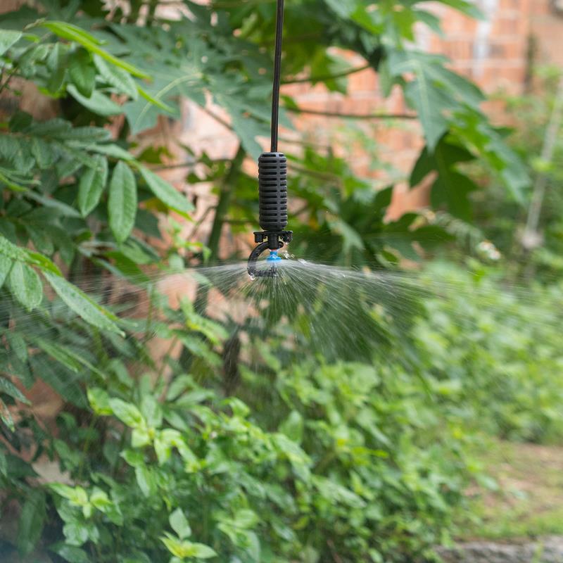 农林灌溉地插微喷头园艺大棚G型雾化器360度旋转自动浇水降温设备