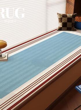 RUG原创设计 蓝色包豪斯飘窗垫窗台垫轻奢高级感中古免洗阳台坐垫